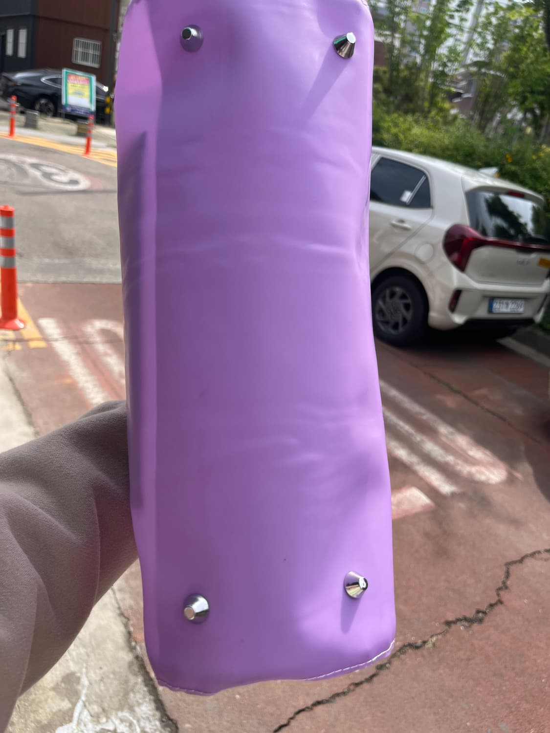 보라 젤리버킨 💜 B급 얼룩있음 상품이미지3