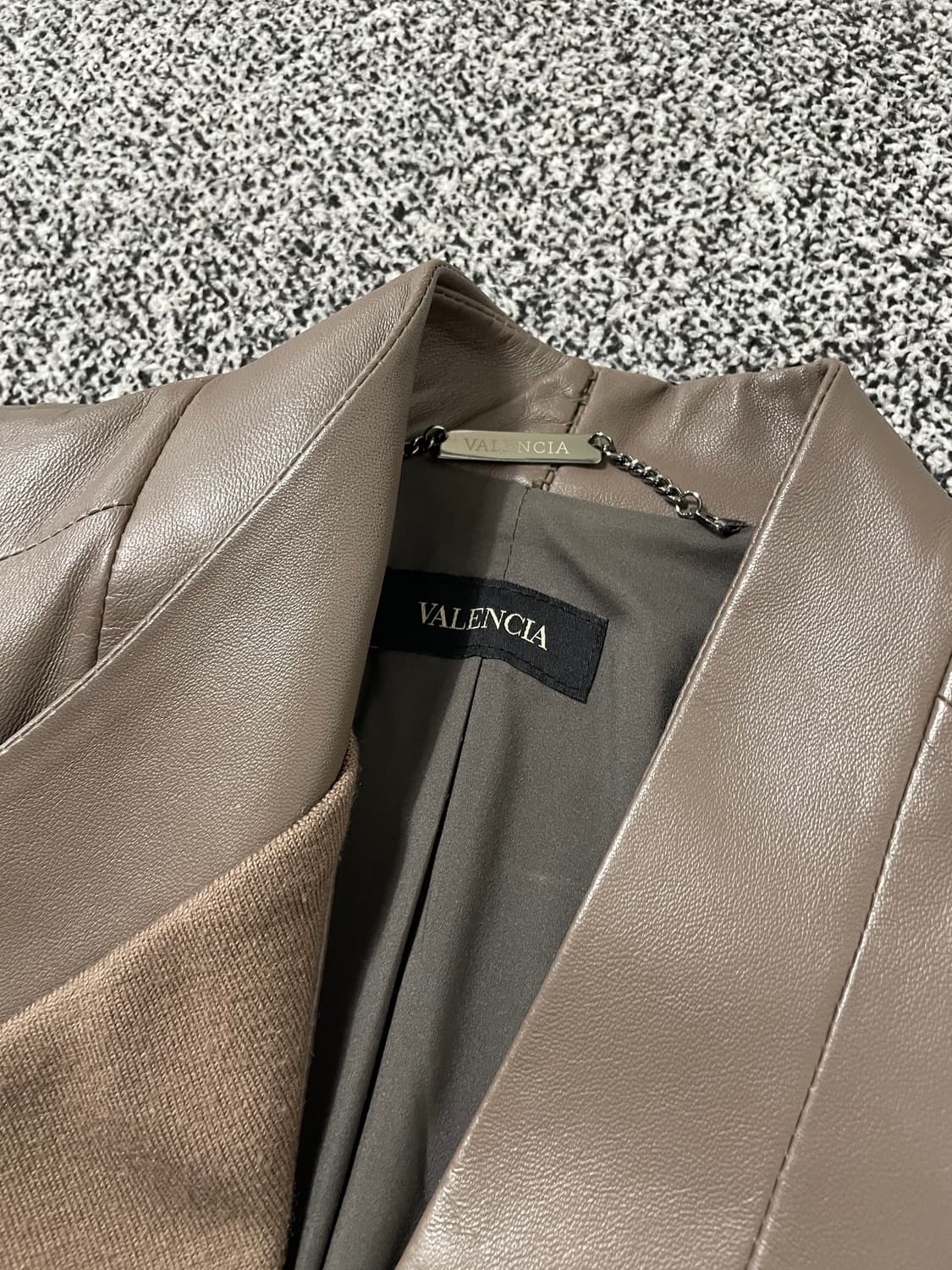 빈티지9. 발렌시아 Valencia 양가죽 블레이저 가죽자켓 레더 라이더 상품이미지2