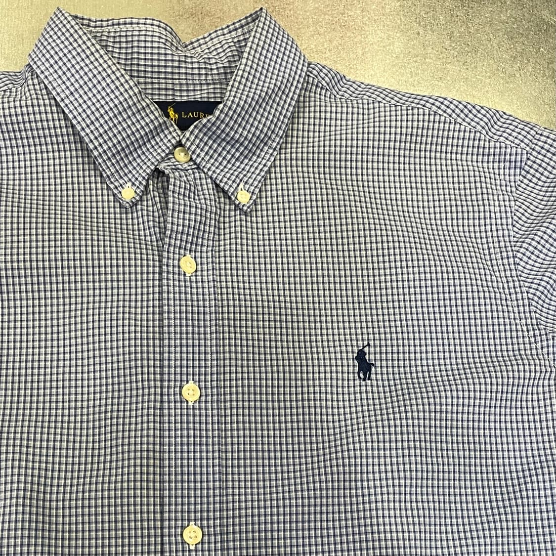 (XL) POLO 폴로 랄프로렌 체크 셔츠 커스텀핏 상품이미지8