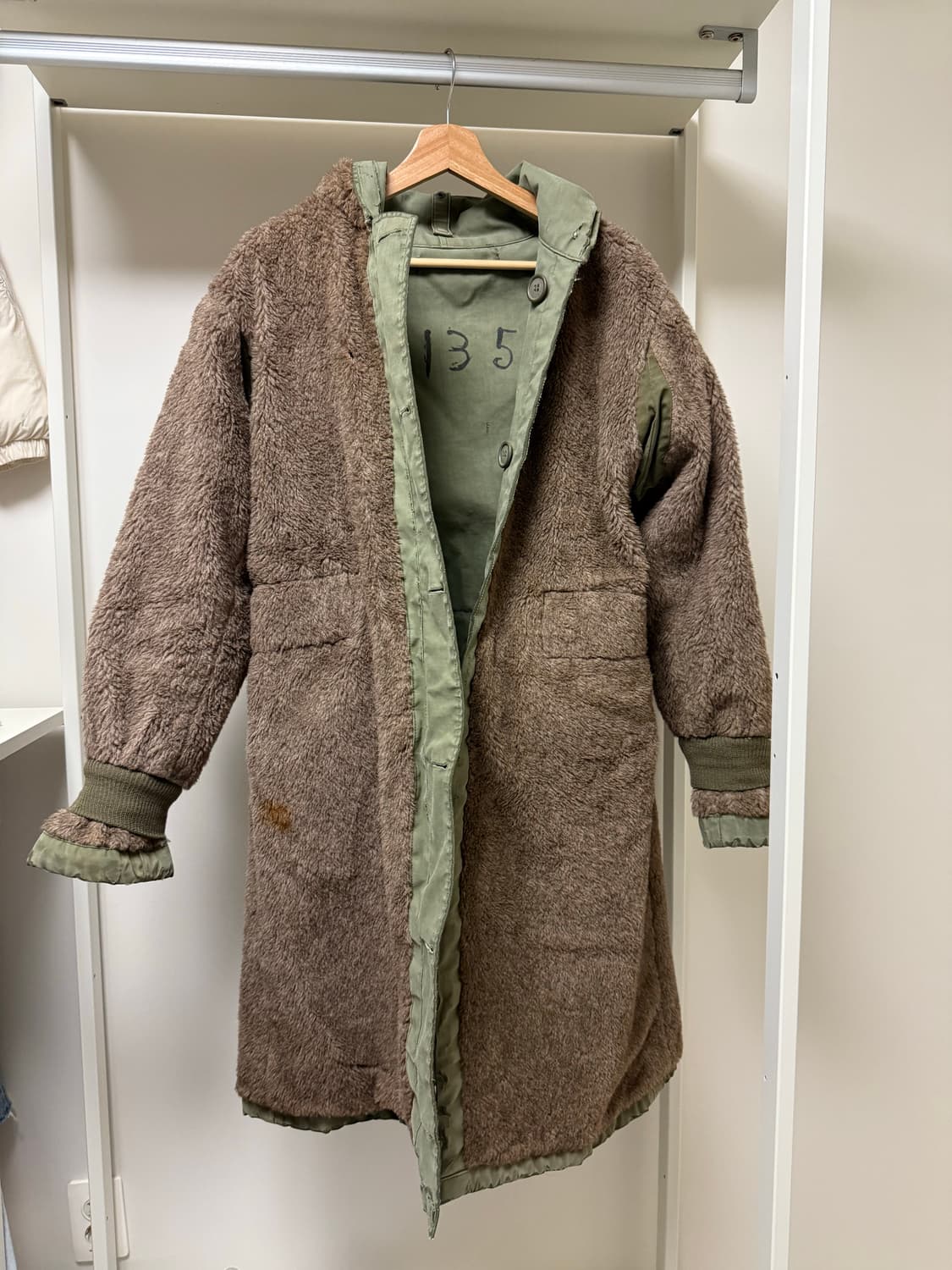 40s 미해군 USN 덱파카 알파카 빈티지코트 상품이미지3