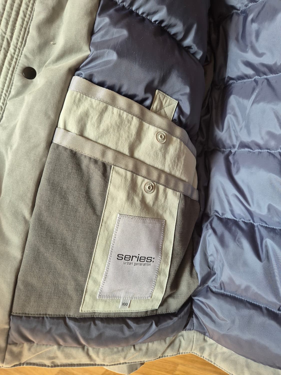 시리즈 라파예트 양털 카라 패딩 100 상품이미지7