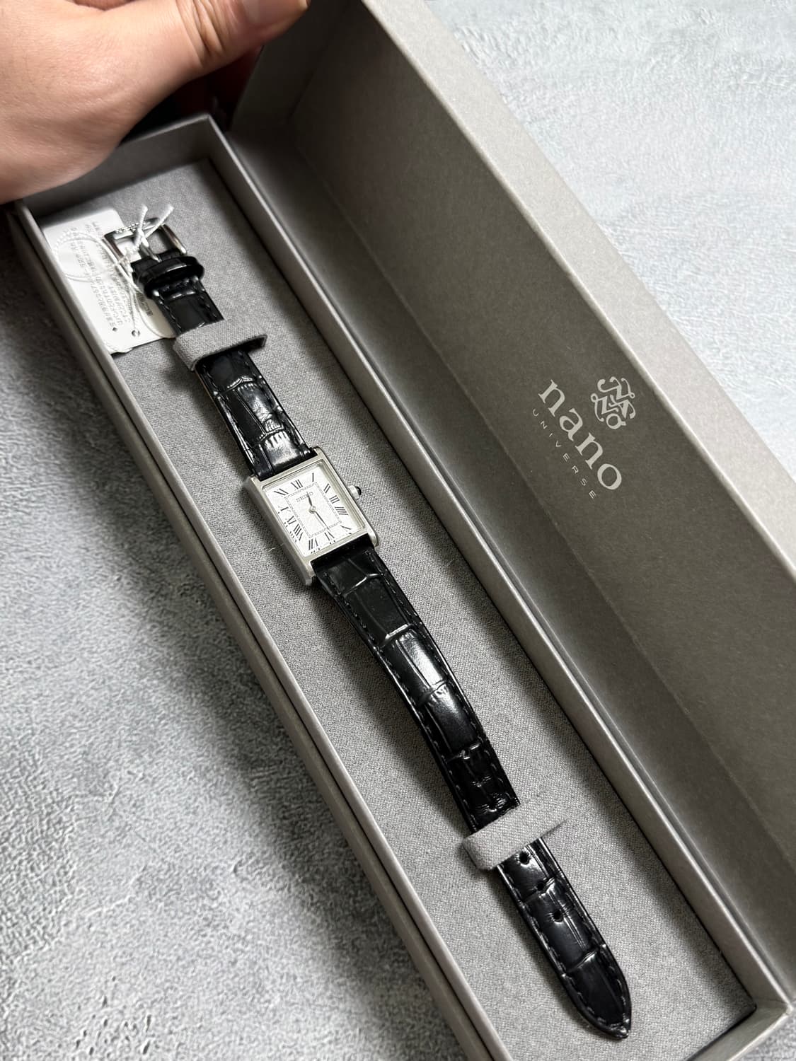 세이코 Seiko x 나노 유니버스 콜라보 한정판 탱크 상품이미지2