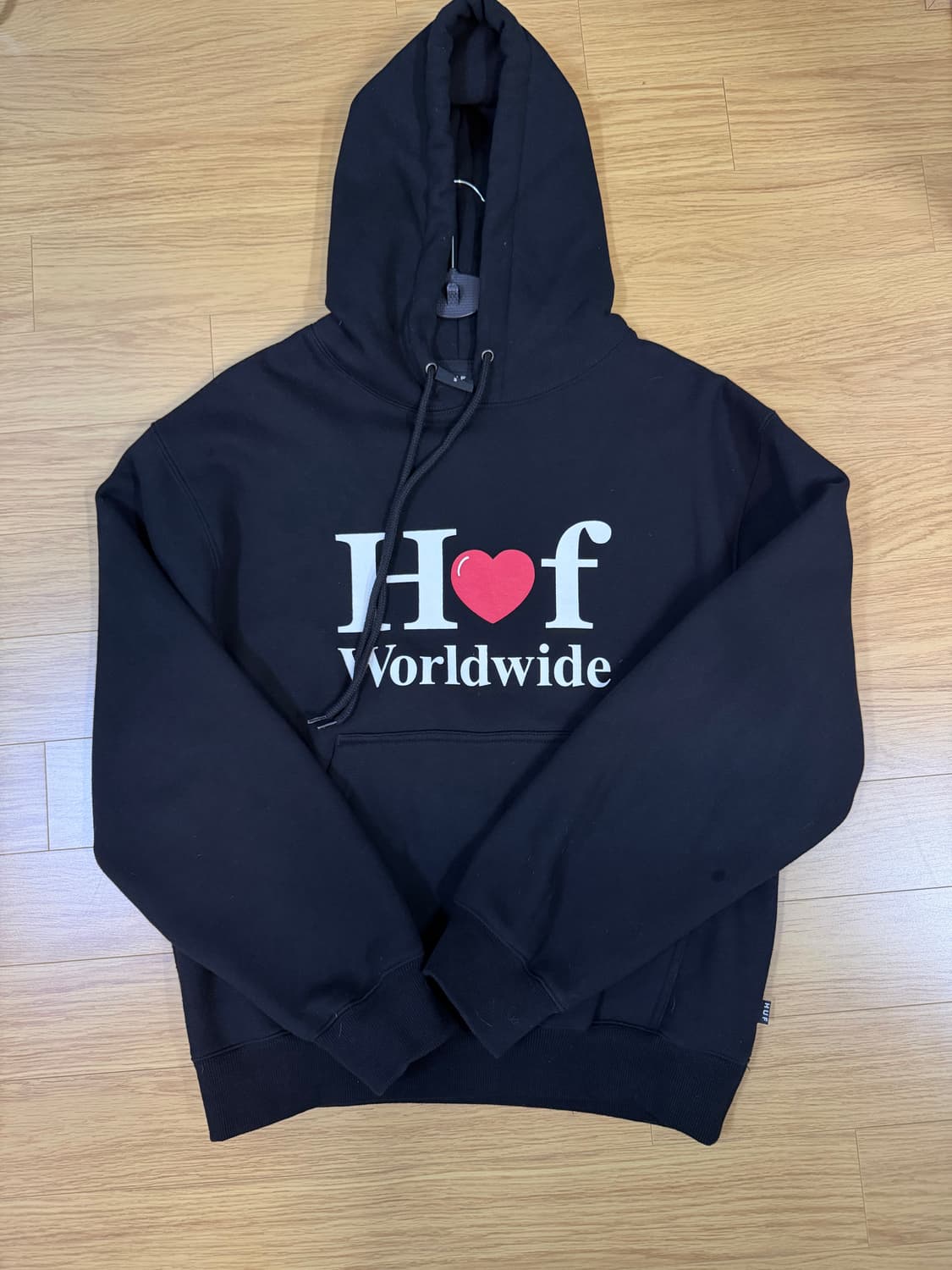 HUF 후드티 블랙 스몰 상품이미지1