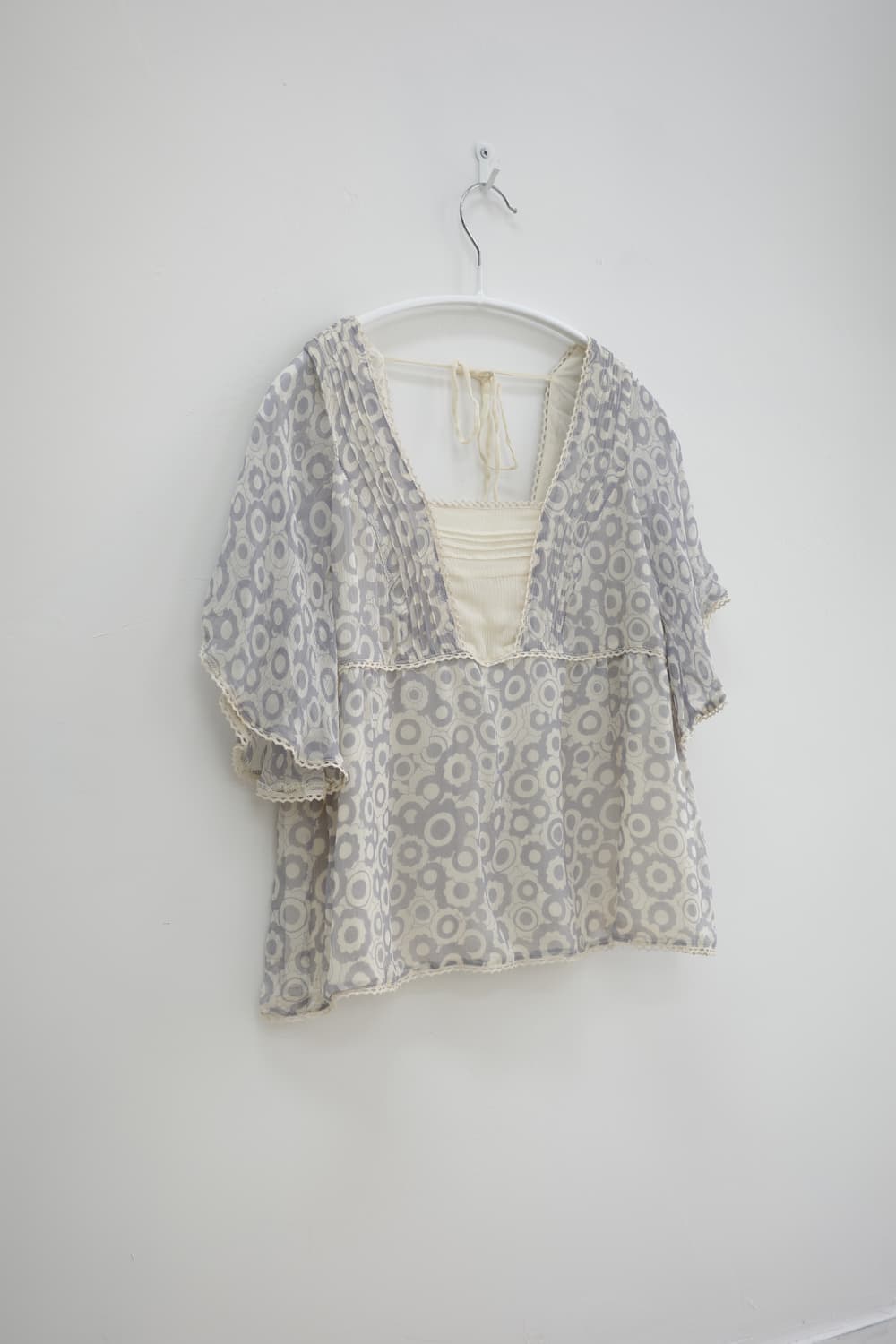 Light blue dot blouse 상품이미지2