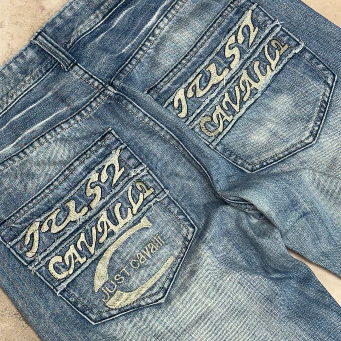 00’s Just Cavalli Logo Embroidered Denim 상품이미지3