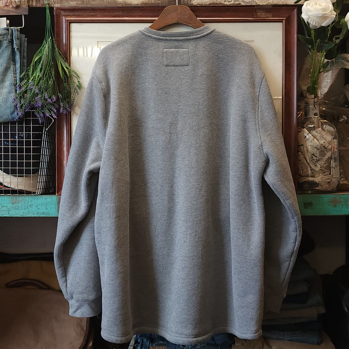 Lee 양털 맨투맨 쉐르파 헨리넥 스웻셔츠 빅사이즈 맨투맨 xxl 상품이미지2