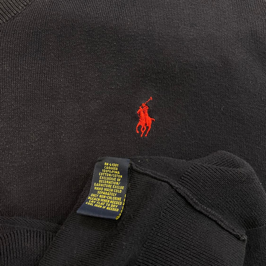 (L) POLO 폴로 랄프로렌 피마코튼 브이넥 니트  상품이미지6