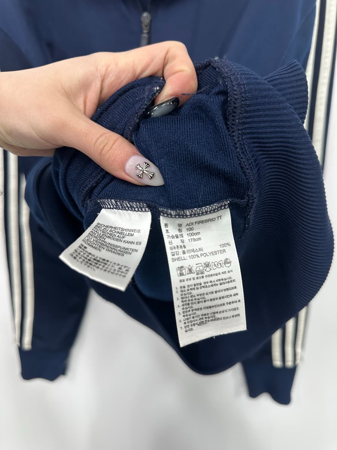 아디다스 네이비 구파이어버드 져지 트랙탑  상품이미지3