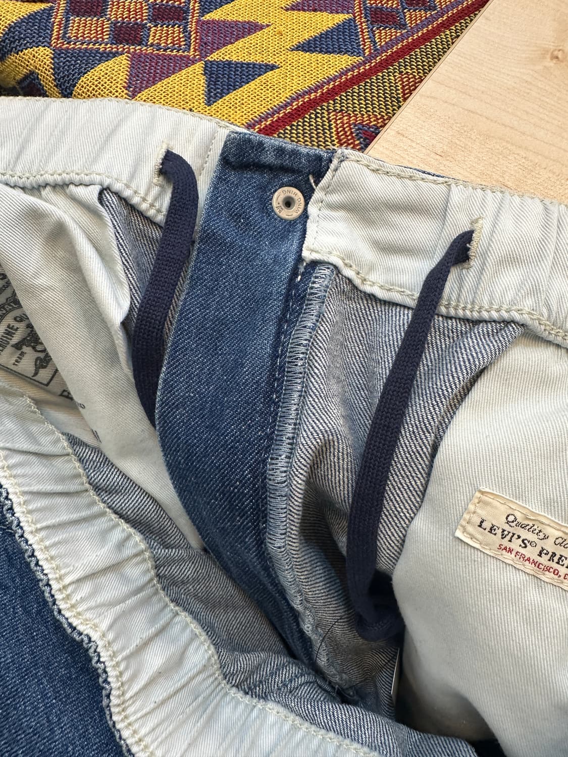 L) 리바이스 스테이 루즈 중청 밴딩 데님 청바지 상품이미지6