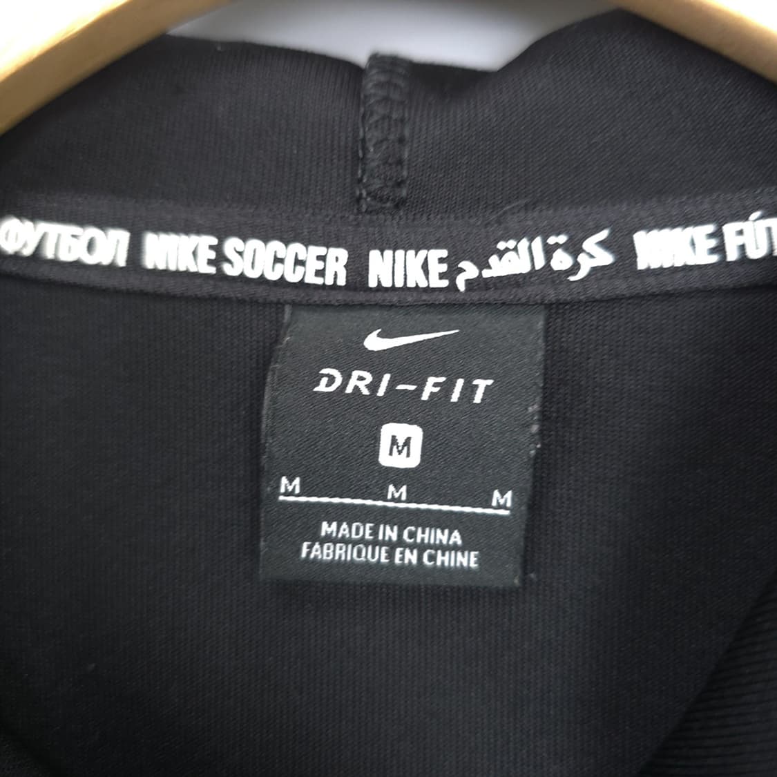 남성용 나이키 NIKE F.C. 드라이핏 로고 후드티 블랙 M 상품이미지6