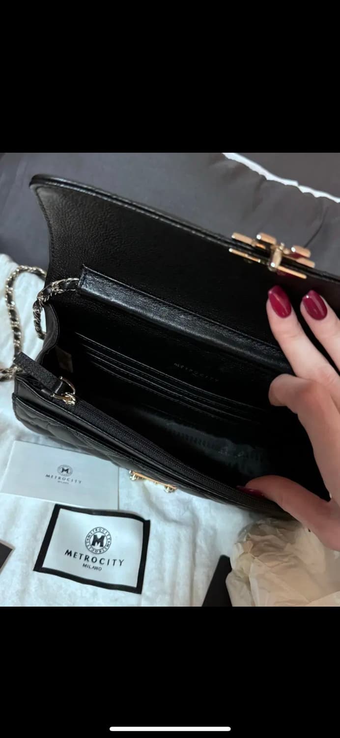 새상품급/풀구성) 메트로시티 체인 크로스백 상품이미지9