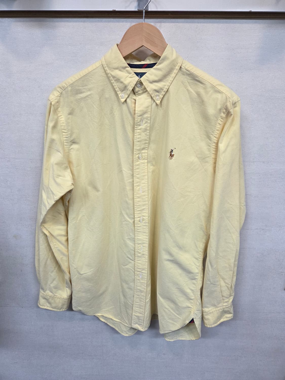 폴로랄프로렌 칼라포니 셔츠긴팔 병아리 m 클래식핏  상품이미지2