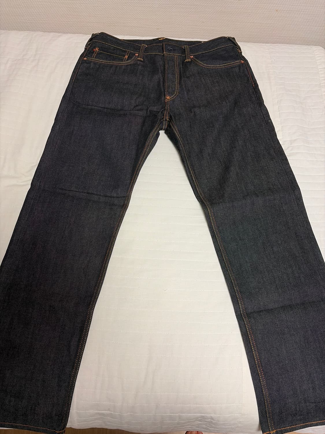 에비수 페인팅 데님 상품이미지2