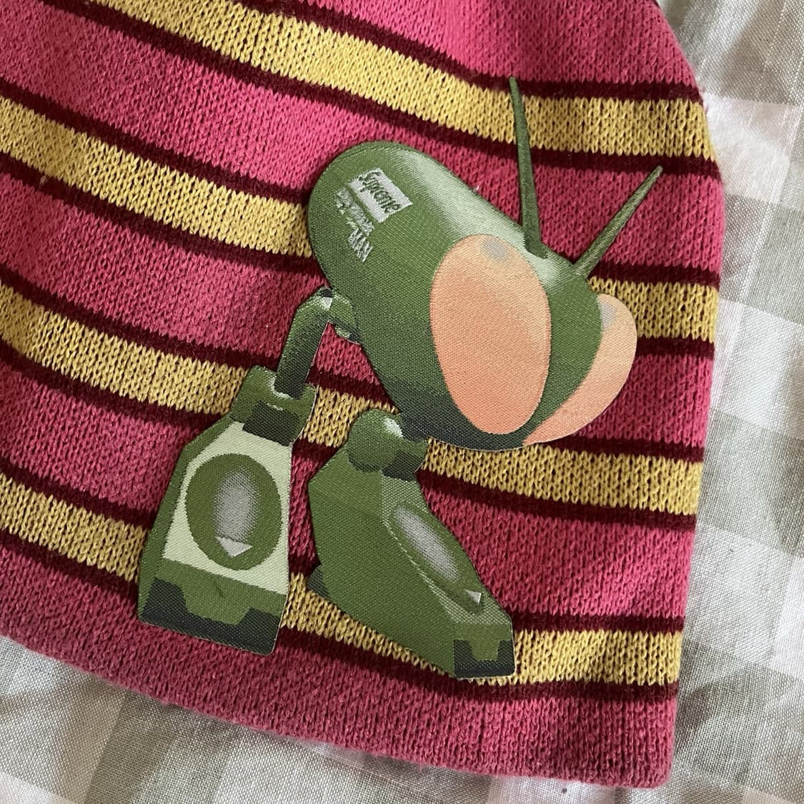 슈프림 x 꼼데가르송 준야 와타나베 맨 비니 레드 스트라이프 상품이미지3