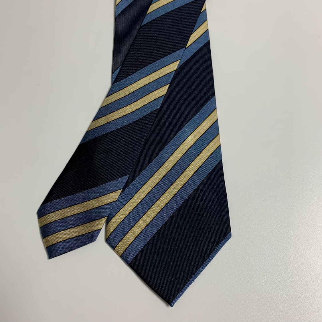 빔즈에프 스트라이프 명품넥타이 100실크 클래식룩 코디 A+등급 상품이미지4