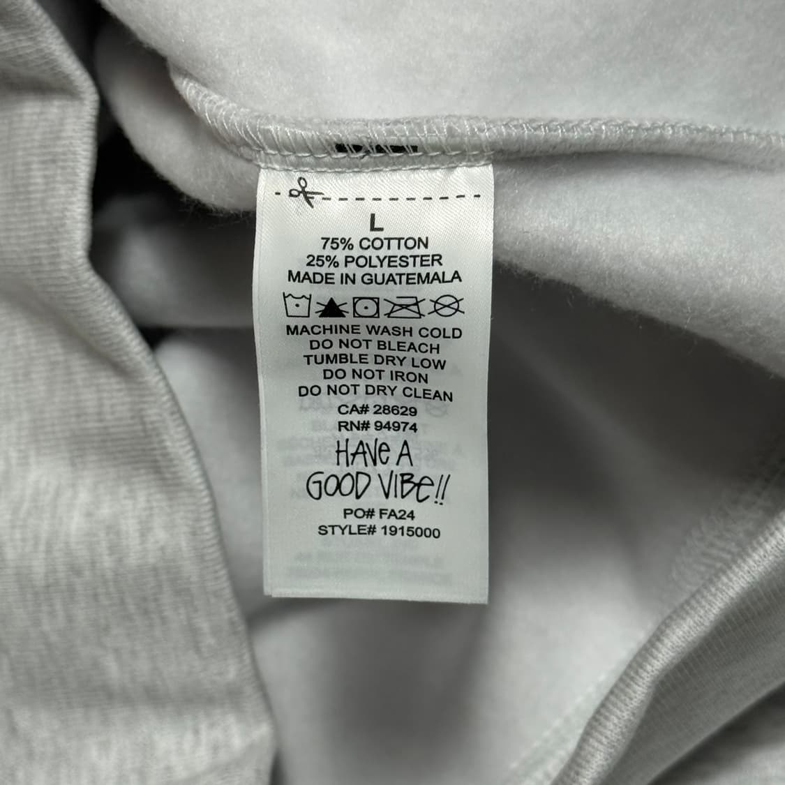 Stussy 새상품 빅로고 애쉬 헤더 기모 맨투맨 상품이미지4