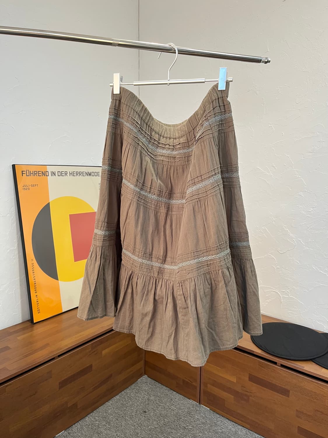 히스테릭 글래머 코튼 플레어 스커트  상품이미지1