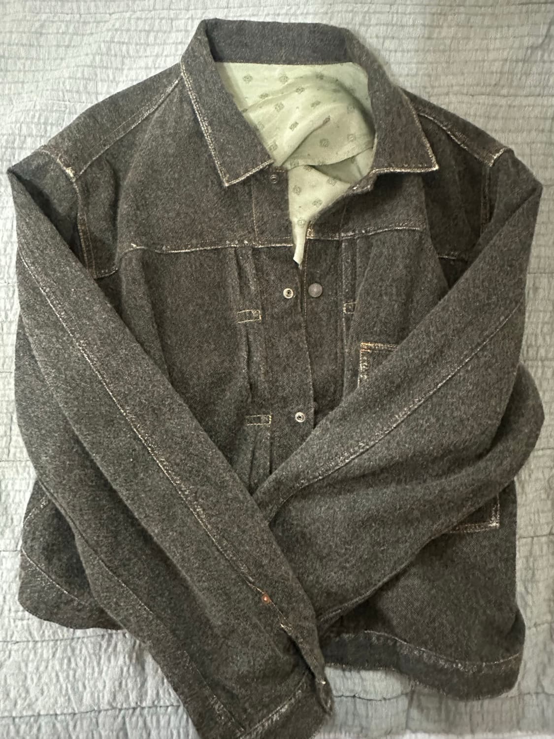 Kapital Twill Aging Wool 1st Jacket Char 상품이미지1