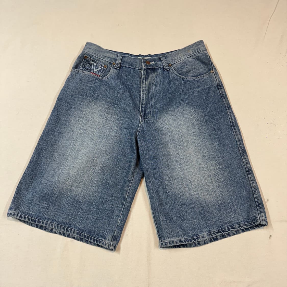 35inch) 에니체(ENYCE) 와이드 데님 버뮤다 팬츠 상품이미지4