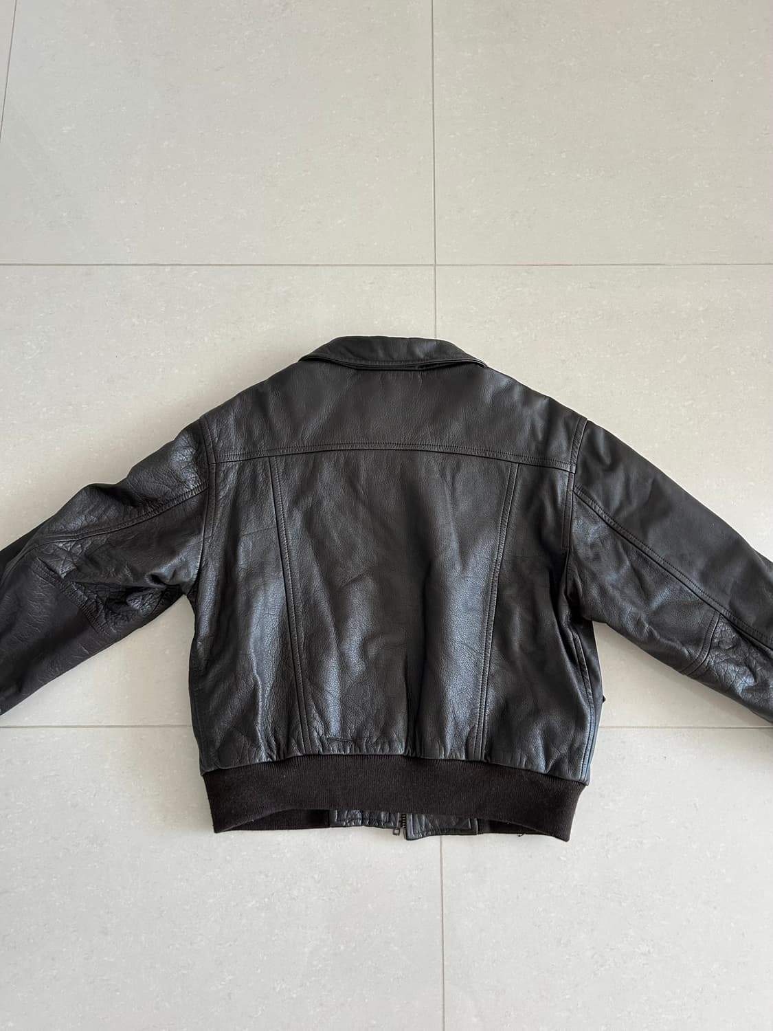일본바잉 빈티지 소가죽 레더자켓 상품이미지7