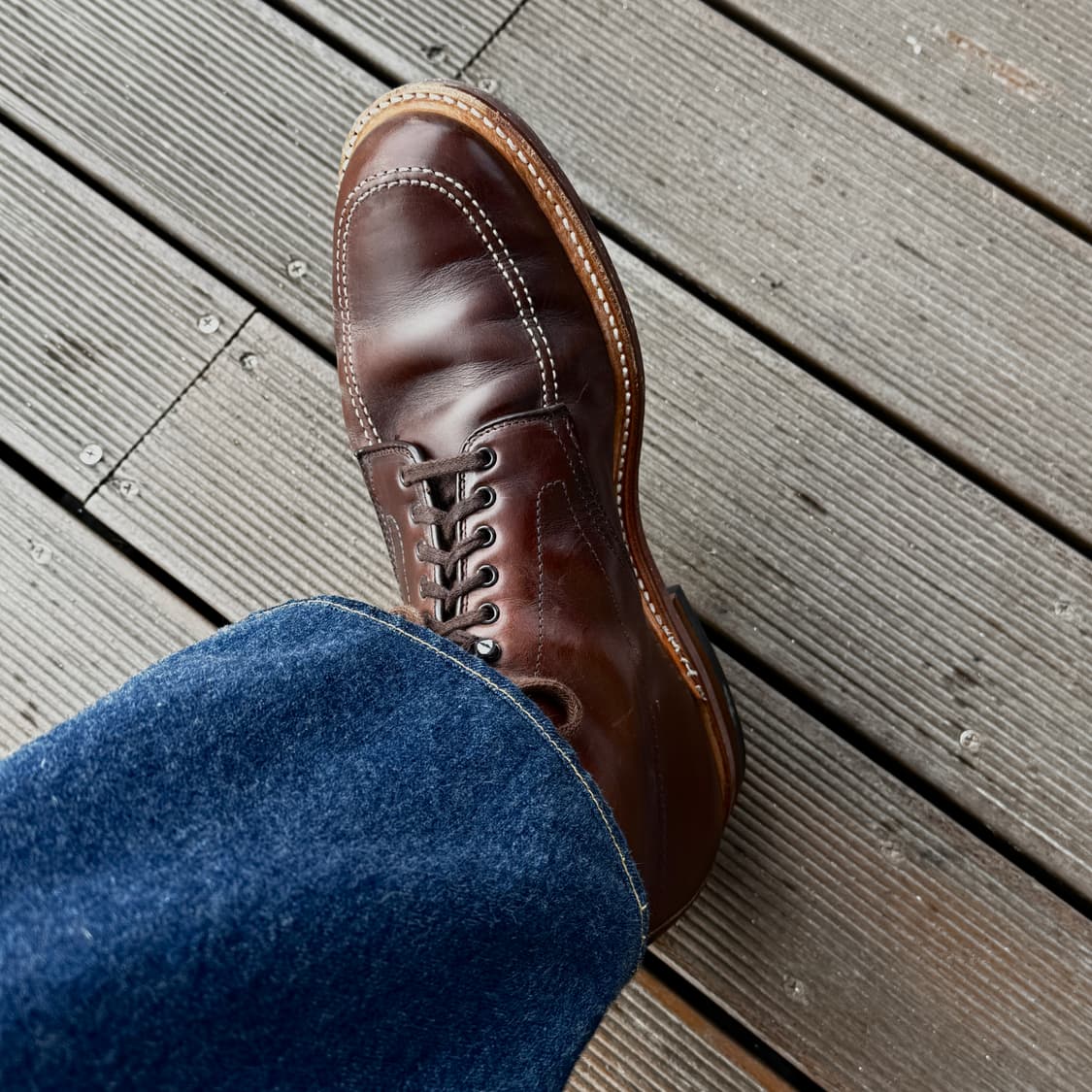 Lee x Scye 카우보이 원워시드 데님팬츠 33사이즈 상품이미지3