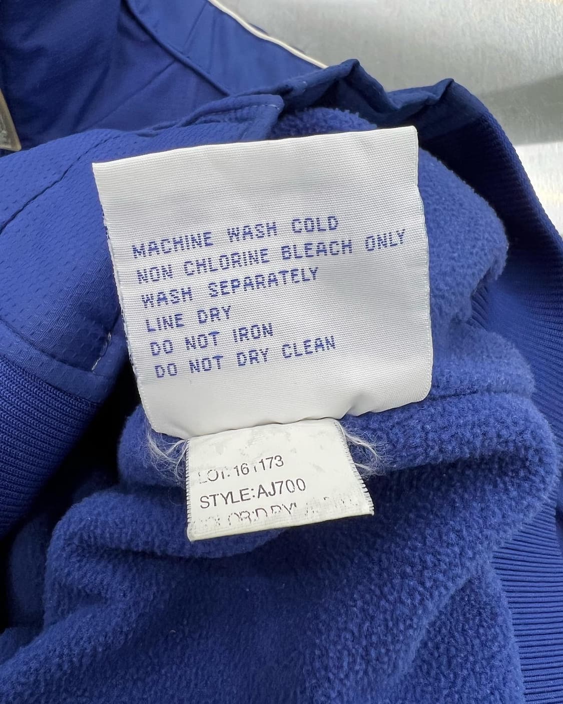 마제스틱 LA 다저스 블루 로고 나일론 자켓 상품이미지10