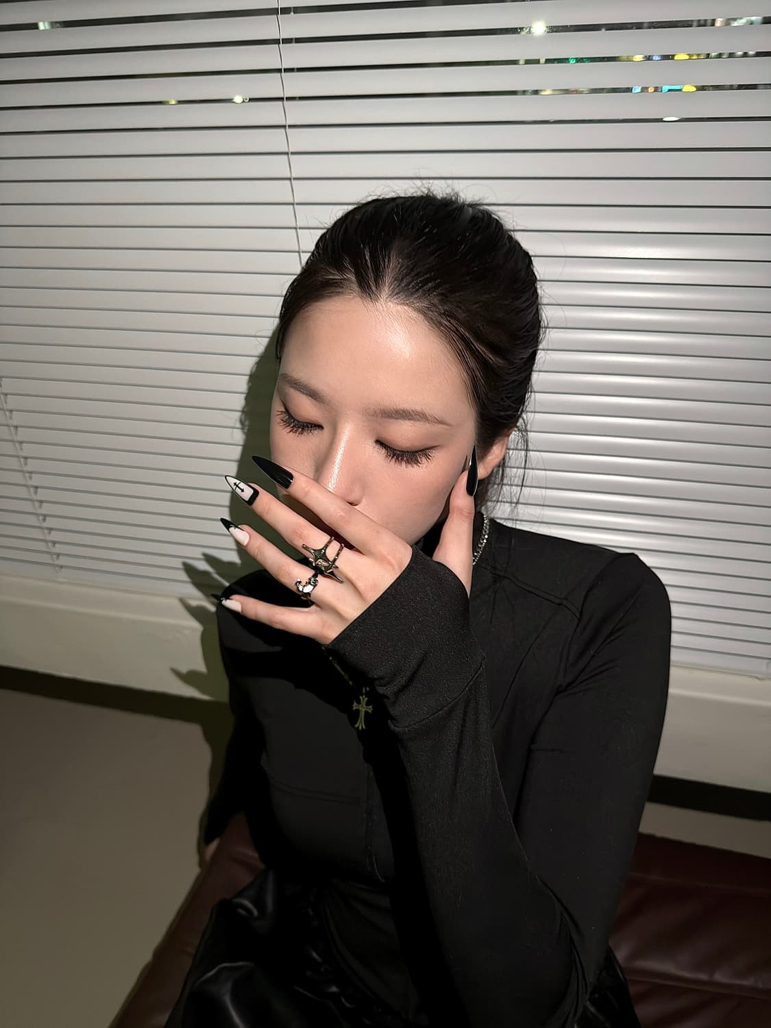 pcr053 Two button spear ring 상품이미지1