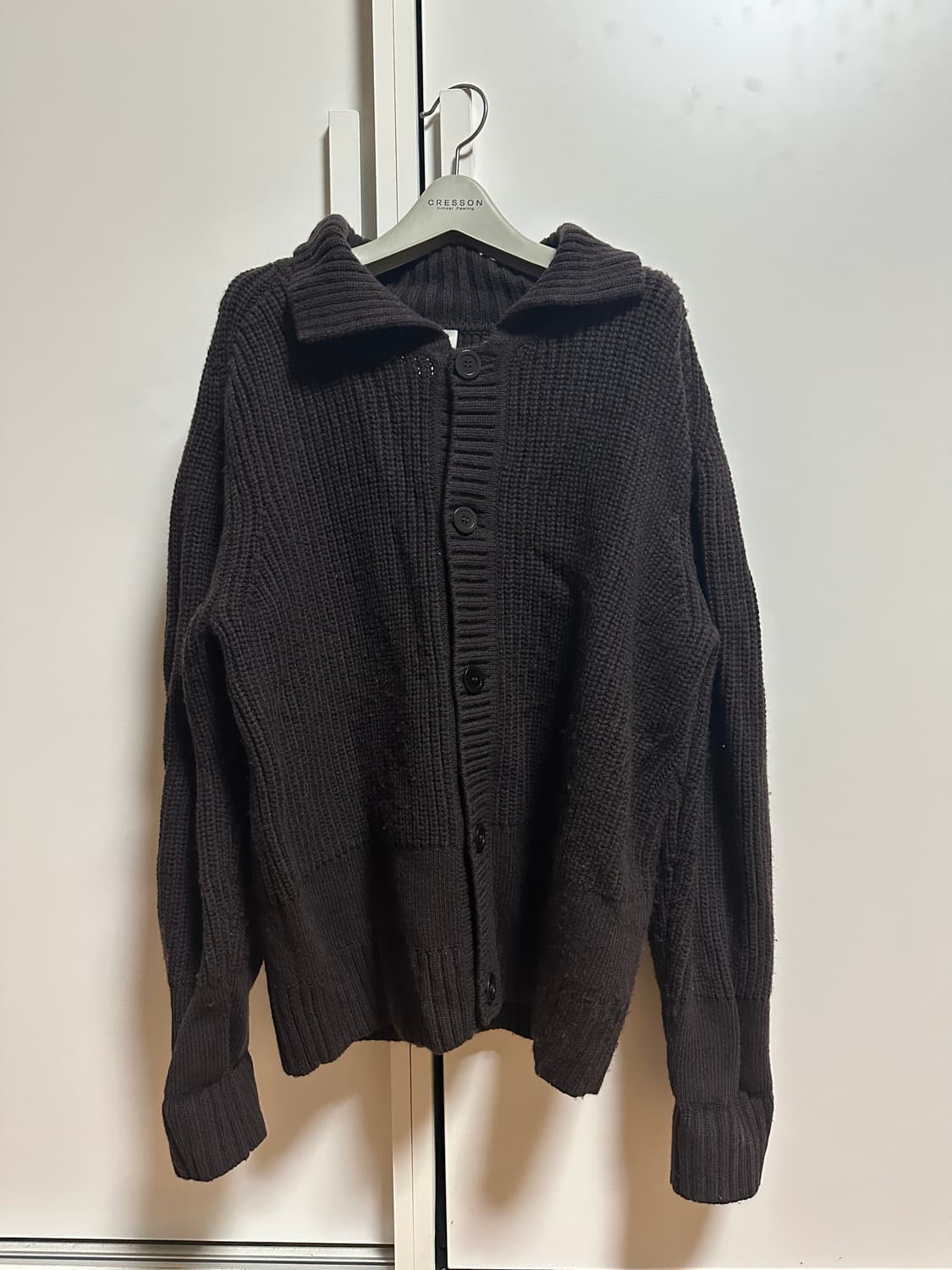 코스 리브드 니트 울 가디건 M 상품이미지1