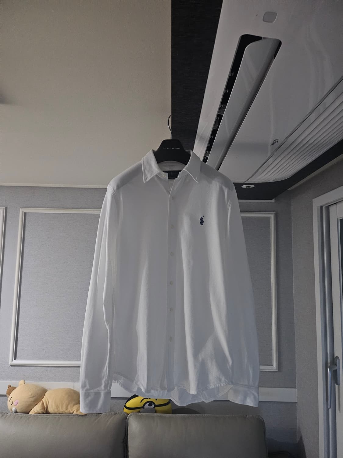 [거의 새것] 폴로 랄프로렌 페더웨이트 메쉬 셔츠 남방 M 상품이미지1