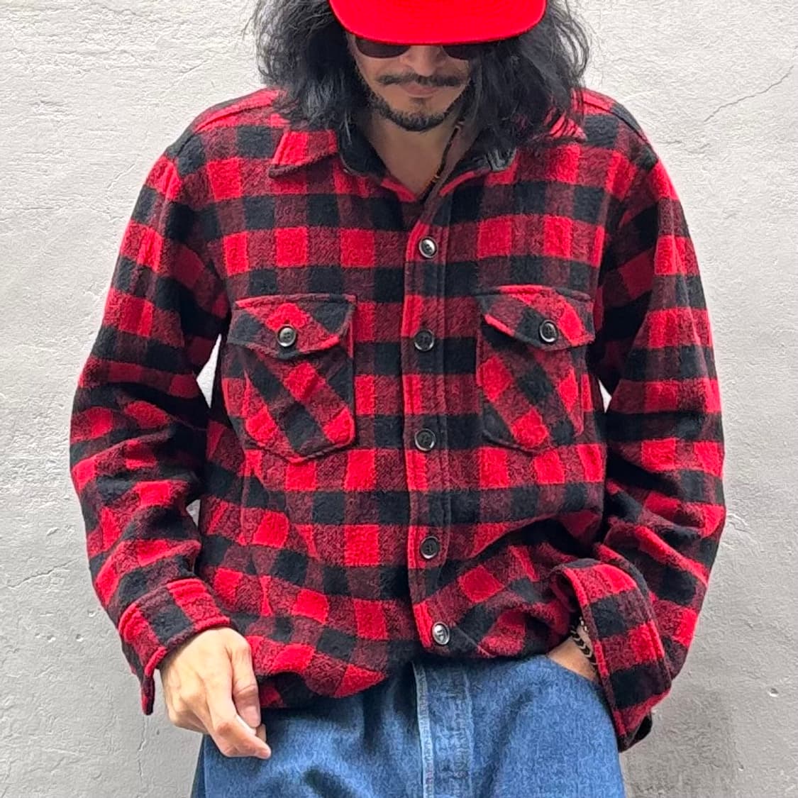 페어쉐인 헤비 울 버팔로 체크 셔츠 상품이미지9