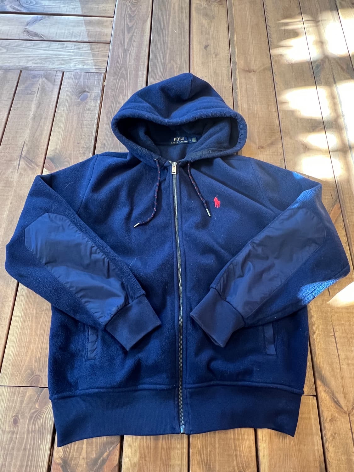 폴로 네이비 플리스 후드집업 상품이미지7