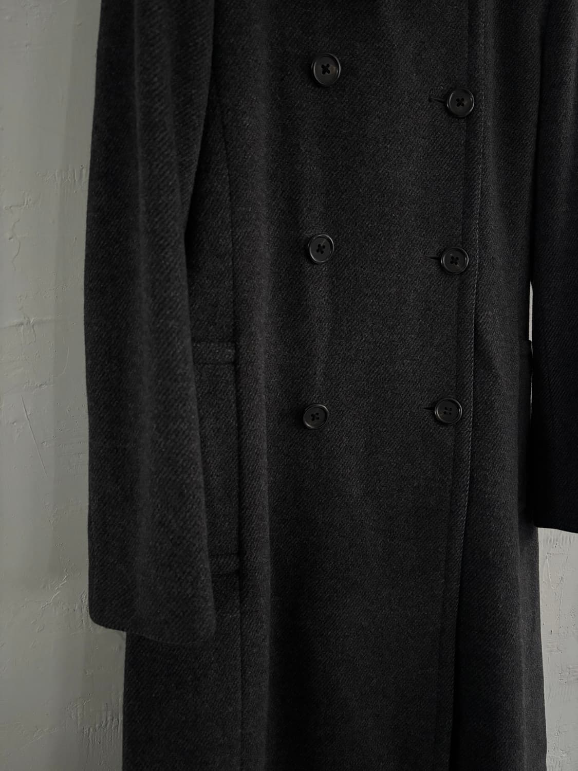 Ralph Lauren 랄프로렌 차콜 울 혼방 롱 코트 상품이미지7