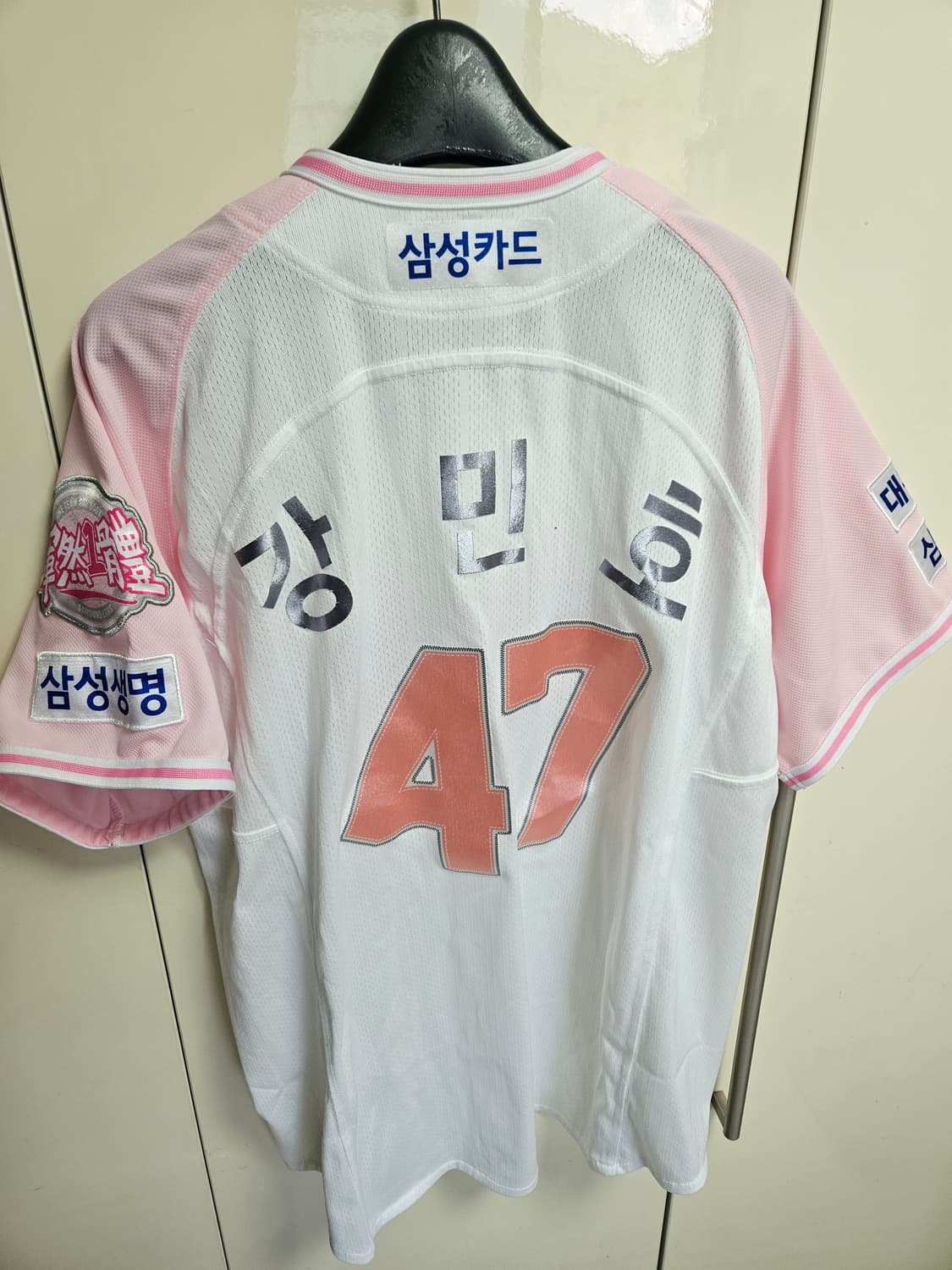[90]삼성라이온즈 핑크유니폼 혼연일체 강민호마킹 상품이미지2