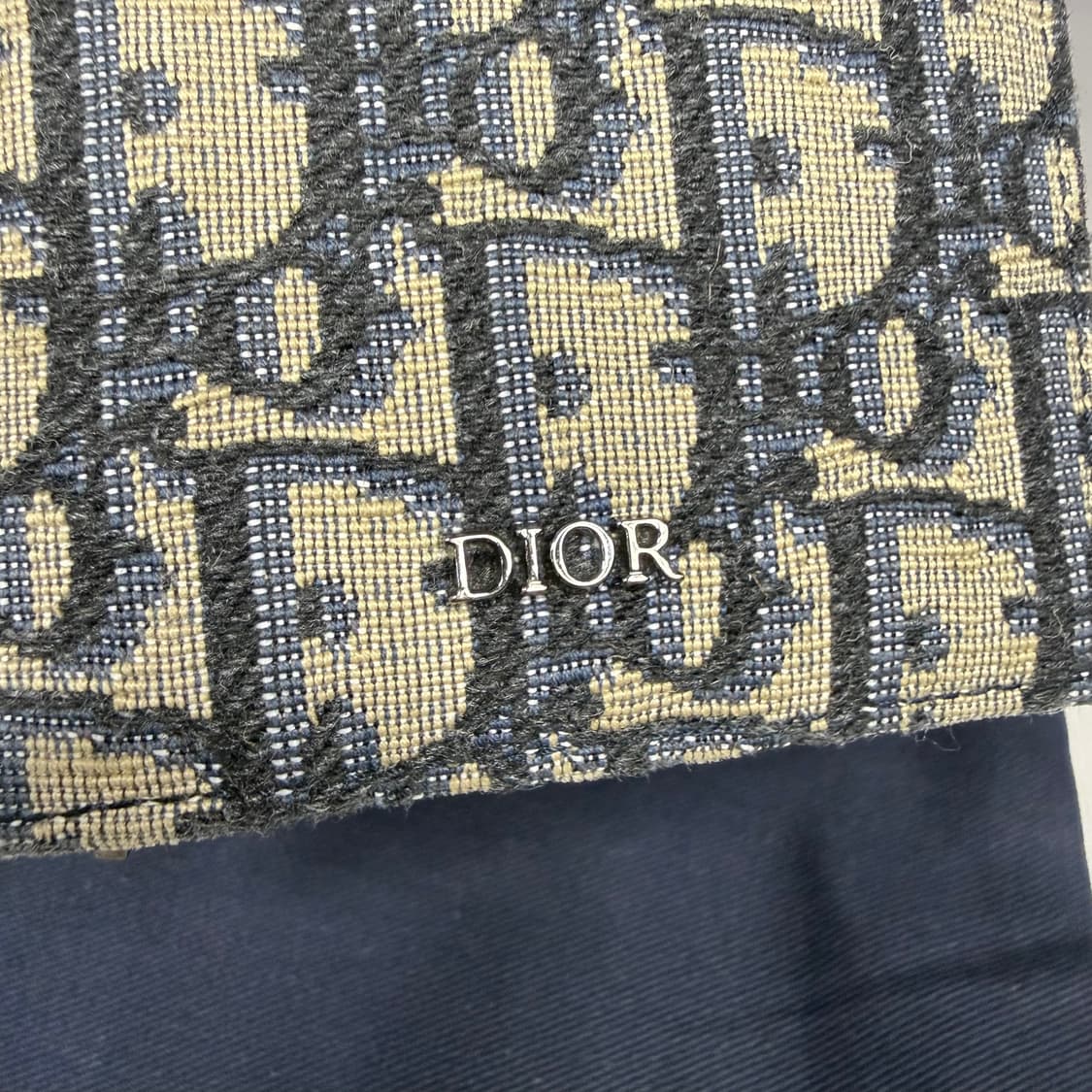 디올 오블리크 자카드 버티컬 장지갑 상품이미지4