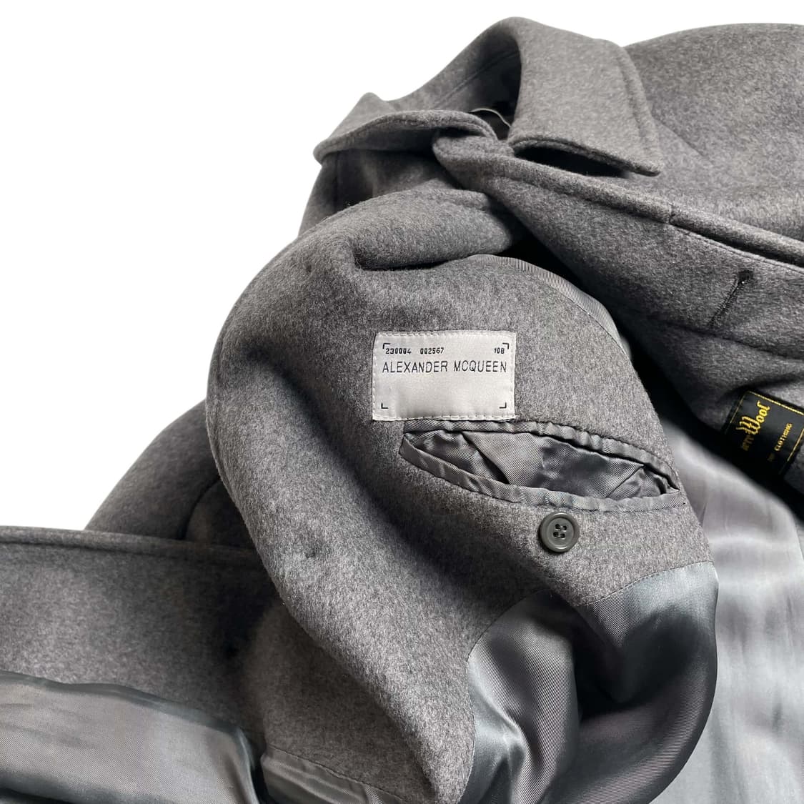 90's 알렉산더 맥퀸 울 캐시미어 코트 (italy)   상품이미지7