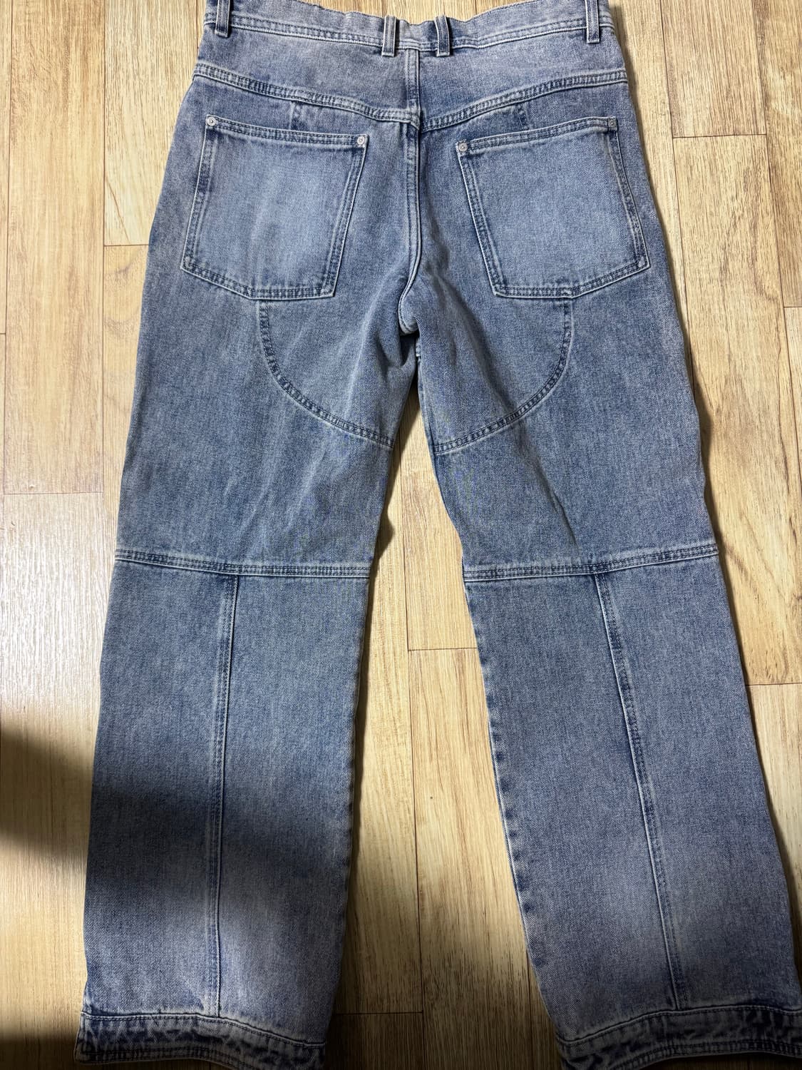 엔더슨벨 워시드 지퍼 데님 상품이미지4