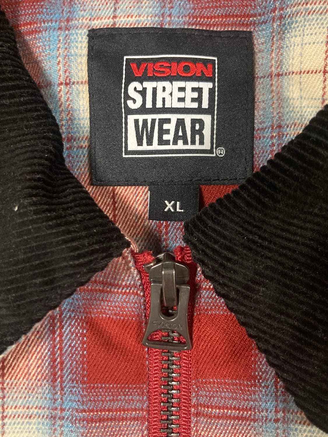 VISION STREET WEAR 체크 셔츠 자켓 XL 상품이미지3