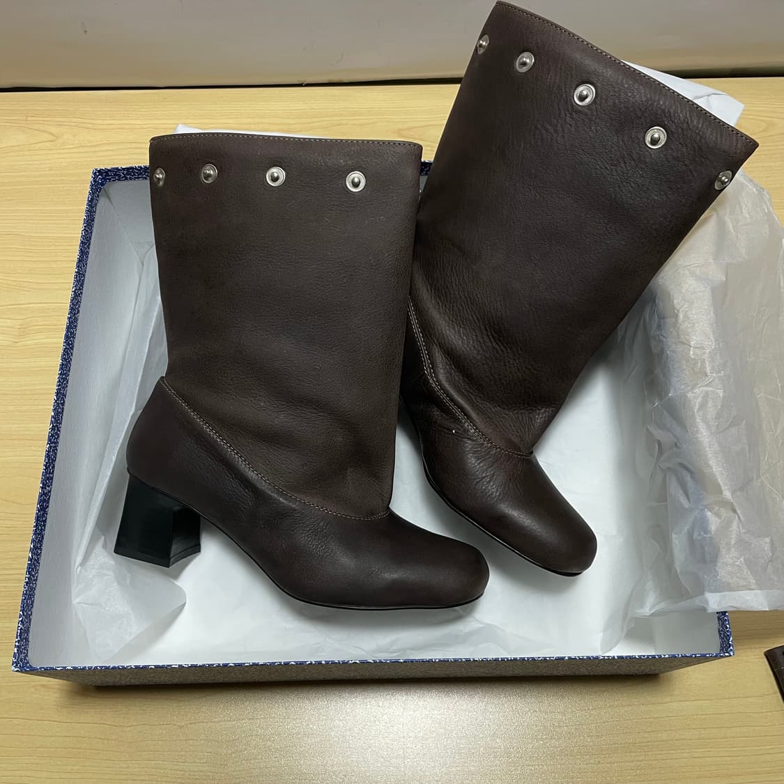 [36] 팔로마울 Jolie 스냅 부츠 25FW 브라운 상품이미지2