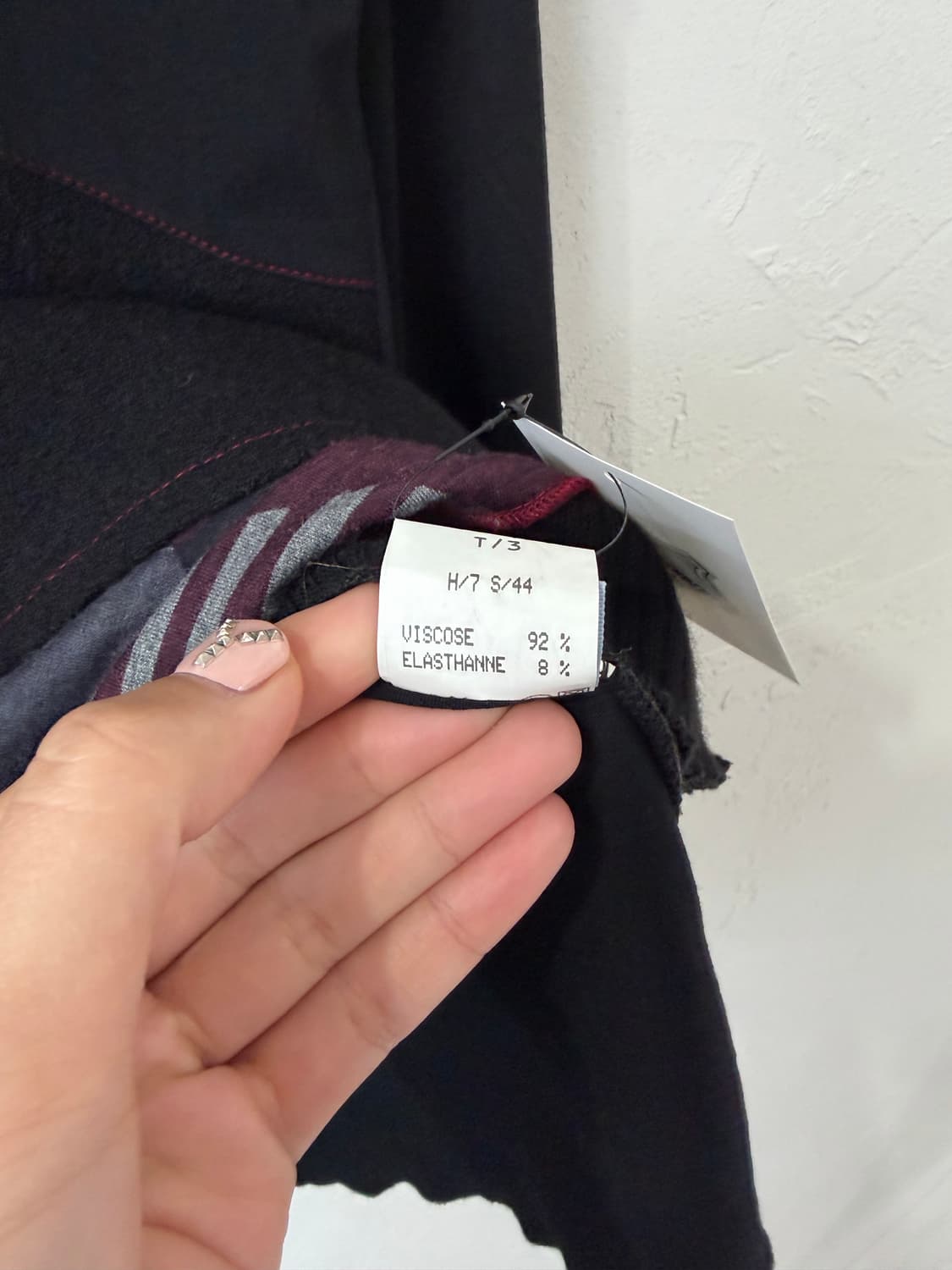 Jeune D'AZUR 믹스드 패브릭 탑 (MADE IN FRANCE) 상품이미지7