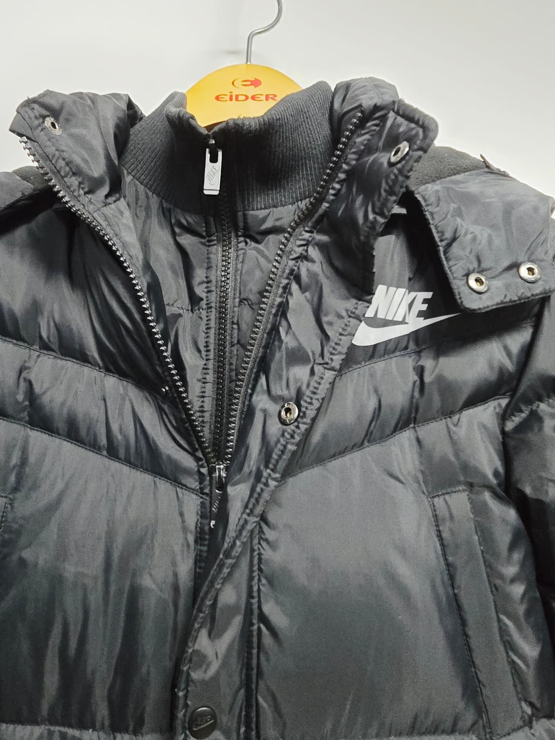 나이키키즈 블랙 롱패딩 상품이미지2