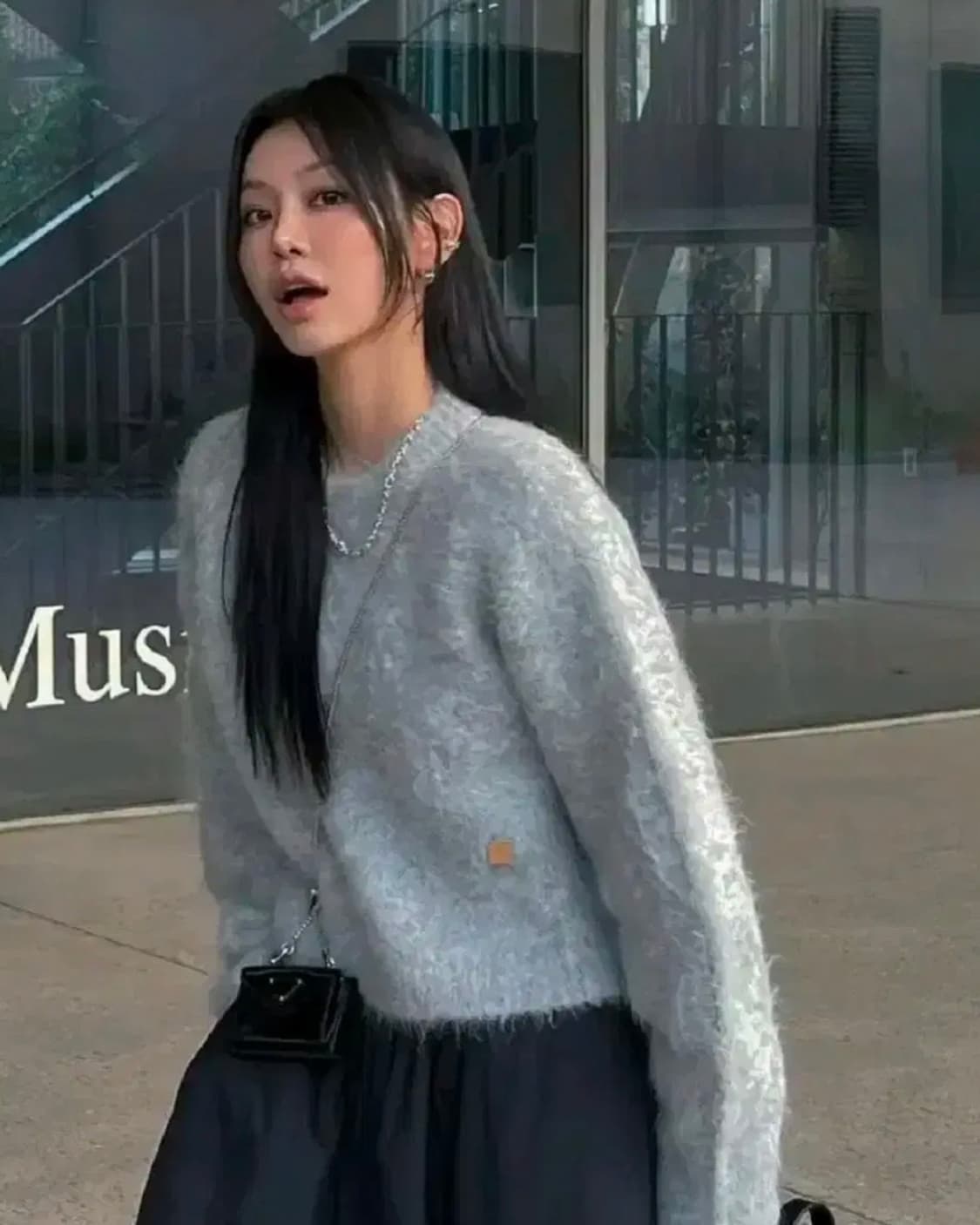 트리밍버드 알파카크롭니트 상품이미지2