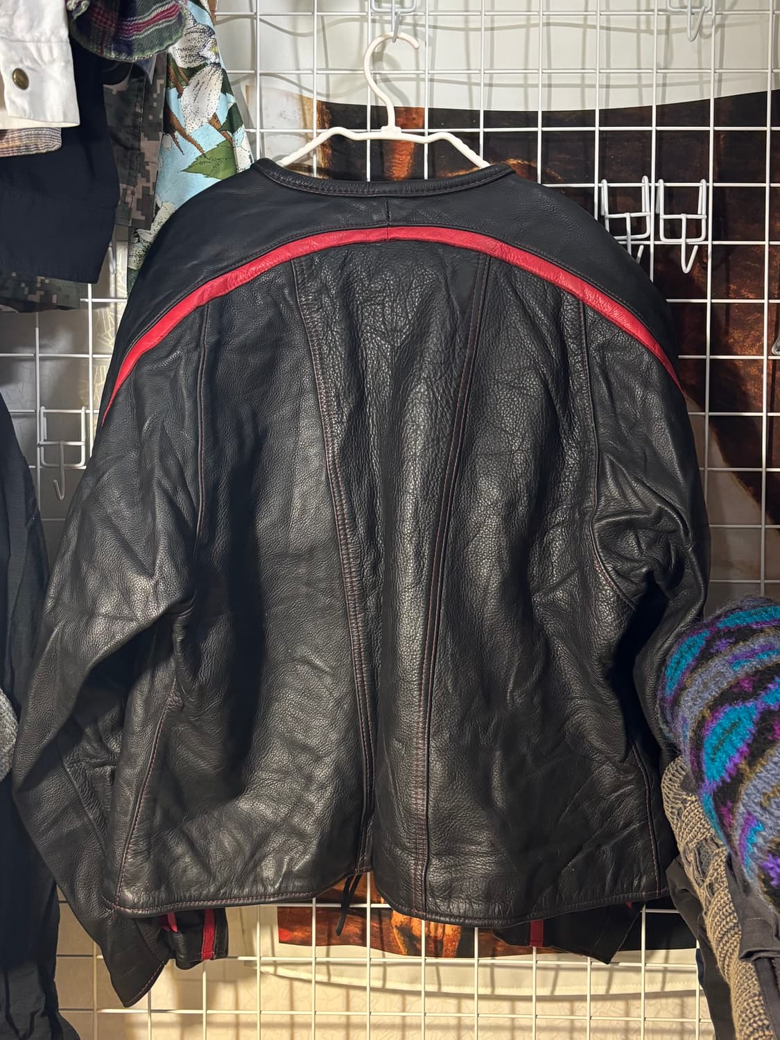 Rose Schott NYC 레이싱 레더 자켓 XL 상품이미지4