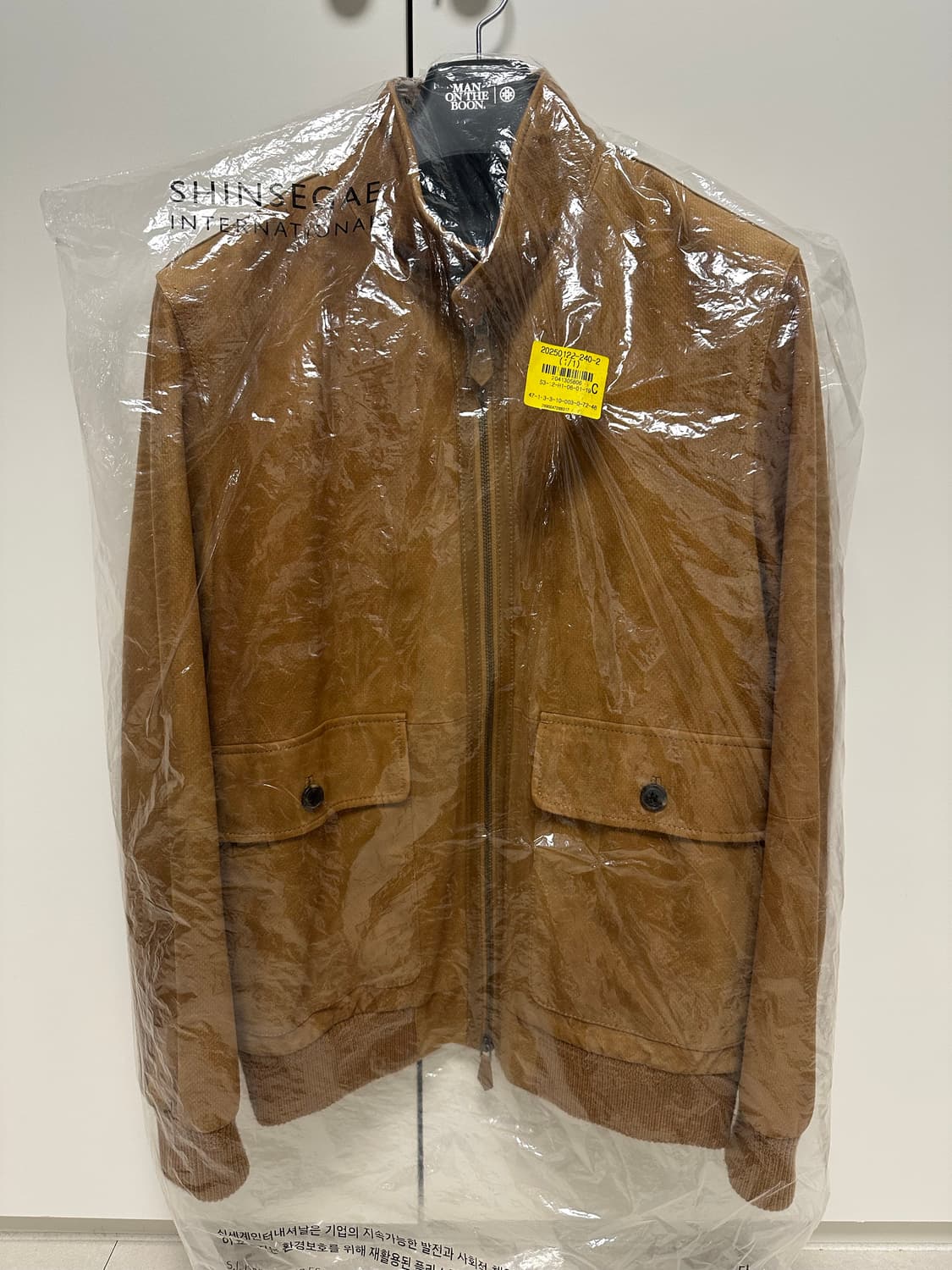 (새상품)맨온더분 카멜 투웨이 스웨이드 자켓 상품이미지7