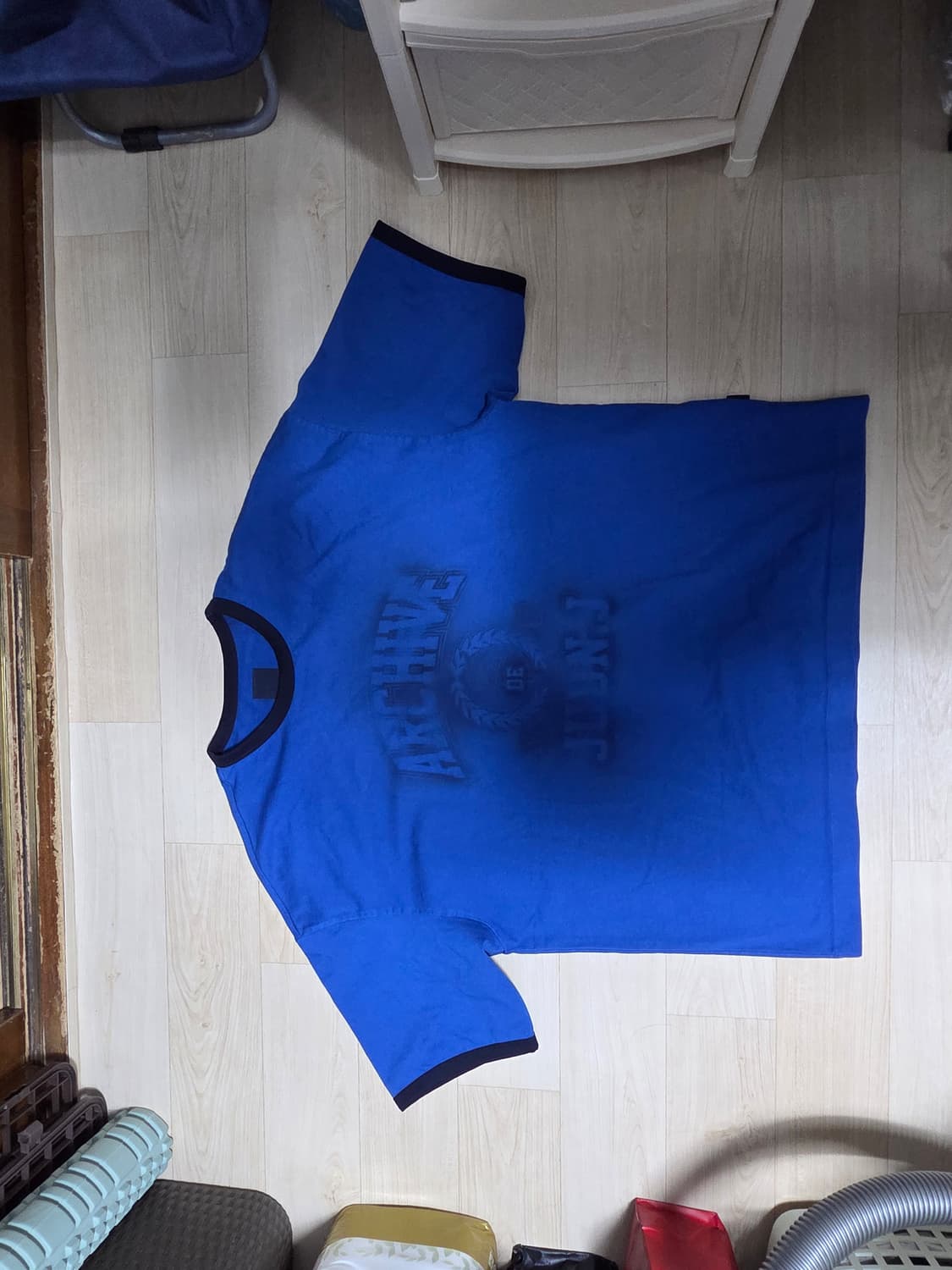 준지 반팔티 블루 L팝니다 상품이미지2