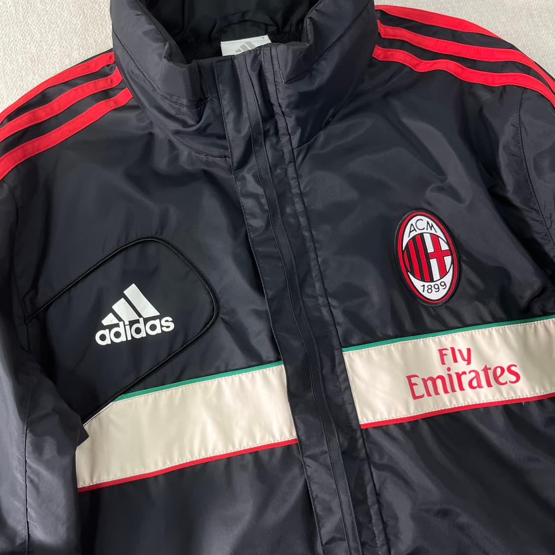 100 아디다스 AC밀란 올드스쿨 바람막이 자켓 상품이미지2