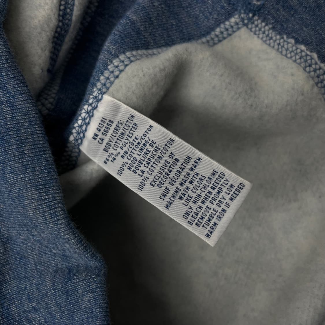 폴로 랄프로렌 레드포니 블루 후드집업 M 상품이미지6