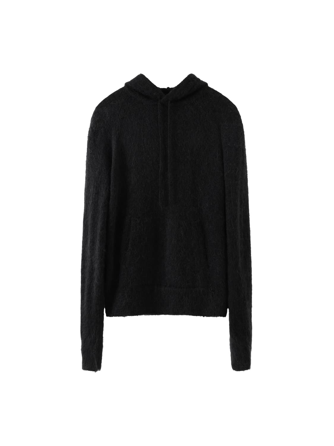 오라리 auralee 브러시드 모헤어 울 니트 후드 - 잉크 블랙 (3) 상품이미지1