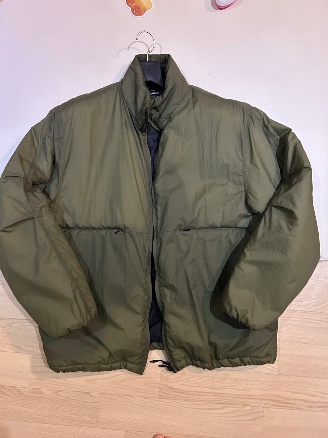 해브오프듀티 웜업자켓 카키 2사이즈 상품이미지4