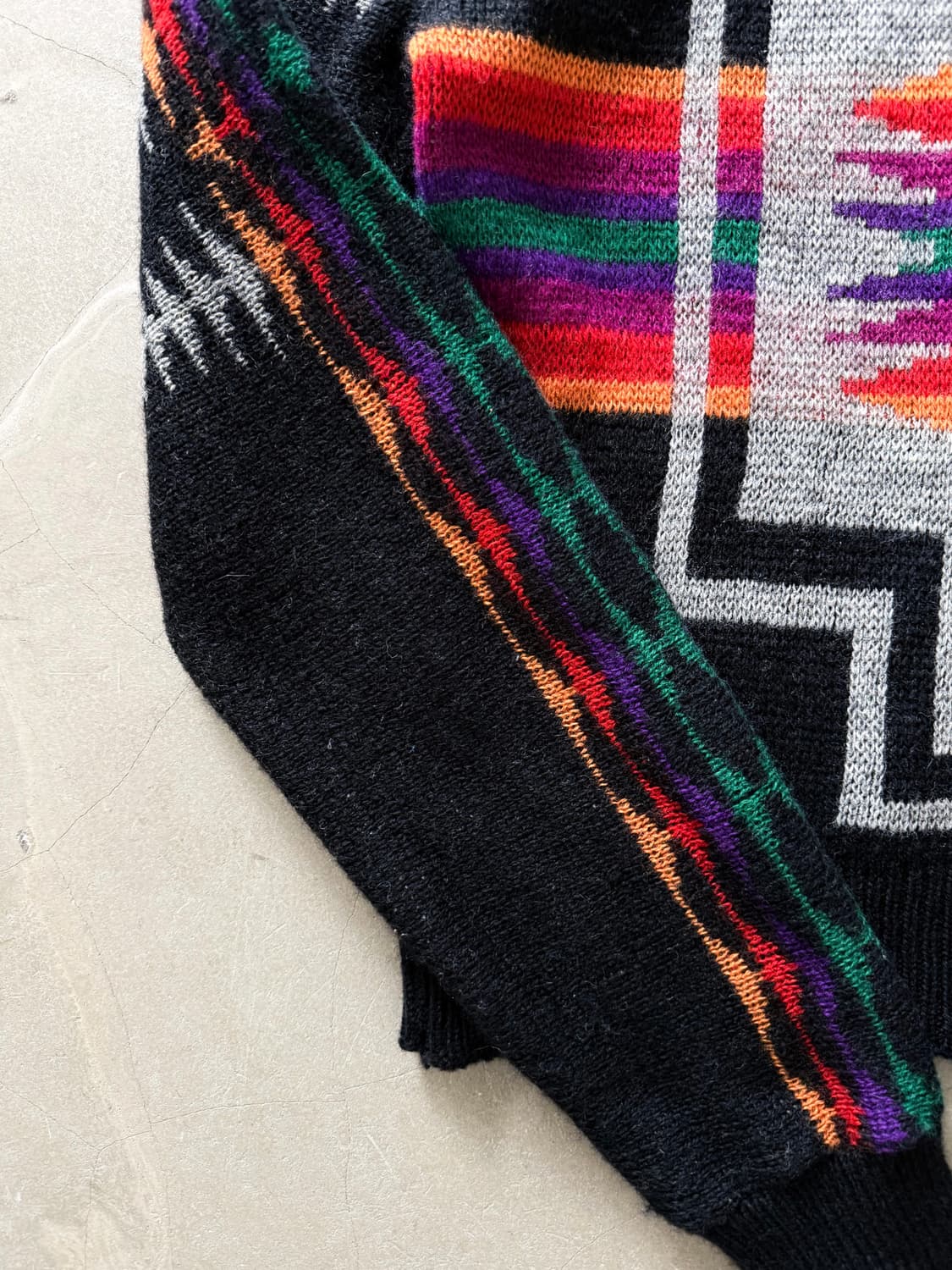 80s Pendleton Navajo Aztec Wool Sweater 상품이미지4