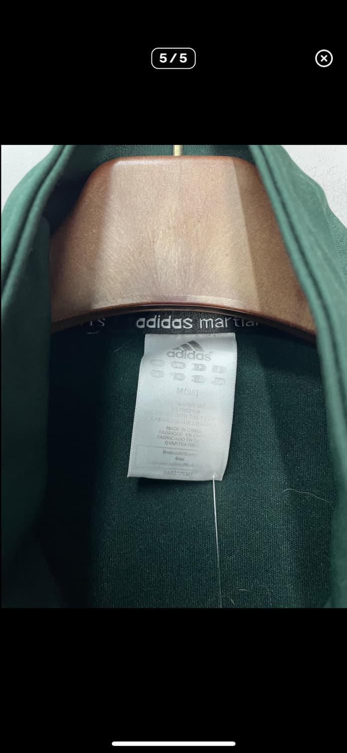 아디다스 마샬아츠 그린 트랙탑 져지 A3391 상품이미지5